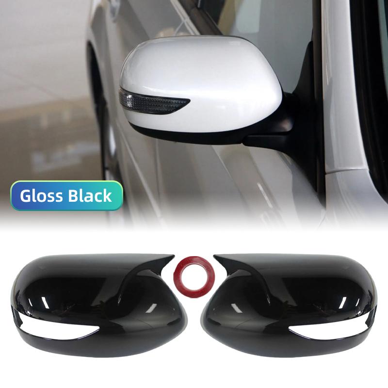 Car Styling For Subaru Legacy 06-07 Rearview Mirror Cap ABS Plastic Cover Carbon Fiber Black 2Pcs Scratch-Resistant