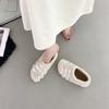 Thick-bottomed fluffy slippers for women to wear autumn and winter new slippers Korean version Korean version