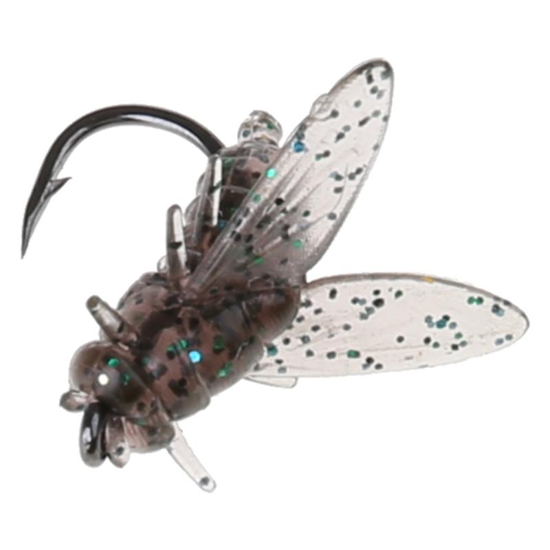 20Pcs Fly Fishing Spinner Baits Lures Fly Fishing Baits Trout Jigs Swimbaits Fly Hook Soft Baits Easy to Use