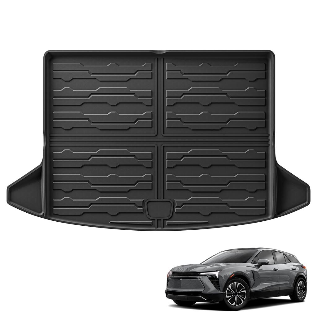 for Chevrolet Blazer EV 2025 2025 TPE 3D Car Floor Mats Cargo Liner Trunk Pad All Weather Black Left Rudder