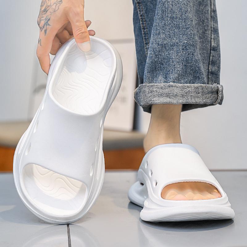 Mode Neuer Stil Eva Herren Sandalen Dicke Sohle Einfach Klassisch Herren Hausschuhe Leichtgewicht Outdoor Rutschfest Designt Haupt Push Herren Sandale