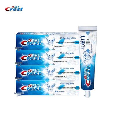 Crest 3D White Dual Action Zahnpasta 120g 5er-Pack