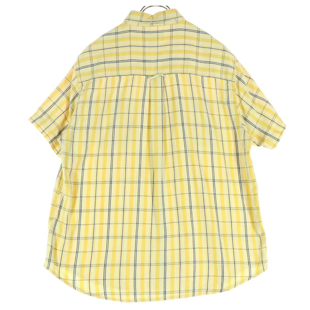 Beauty Products STJOHN’sBAY 90s Old Check Pattern Short Sleeve Cotton Shirt Women Used