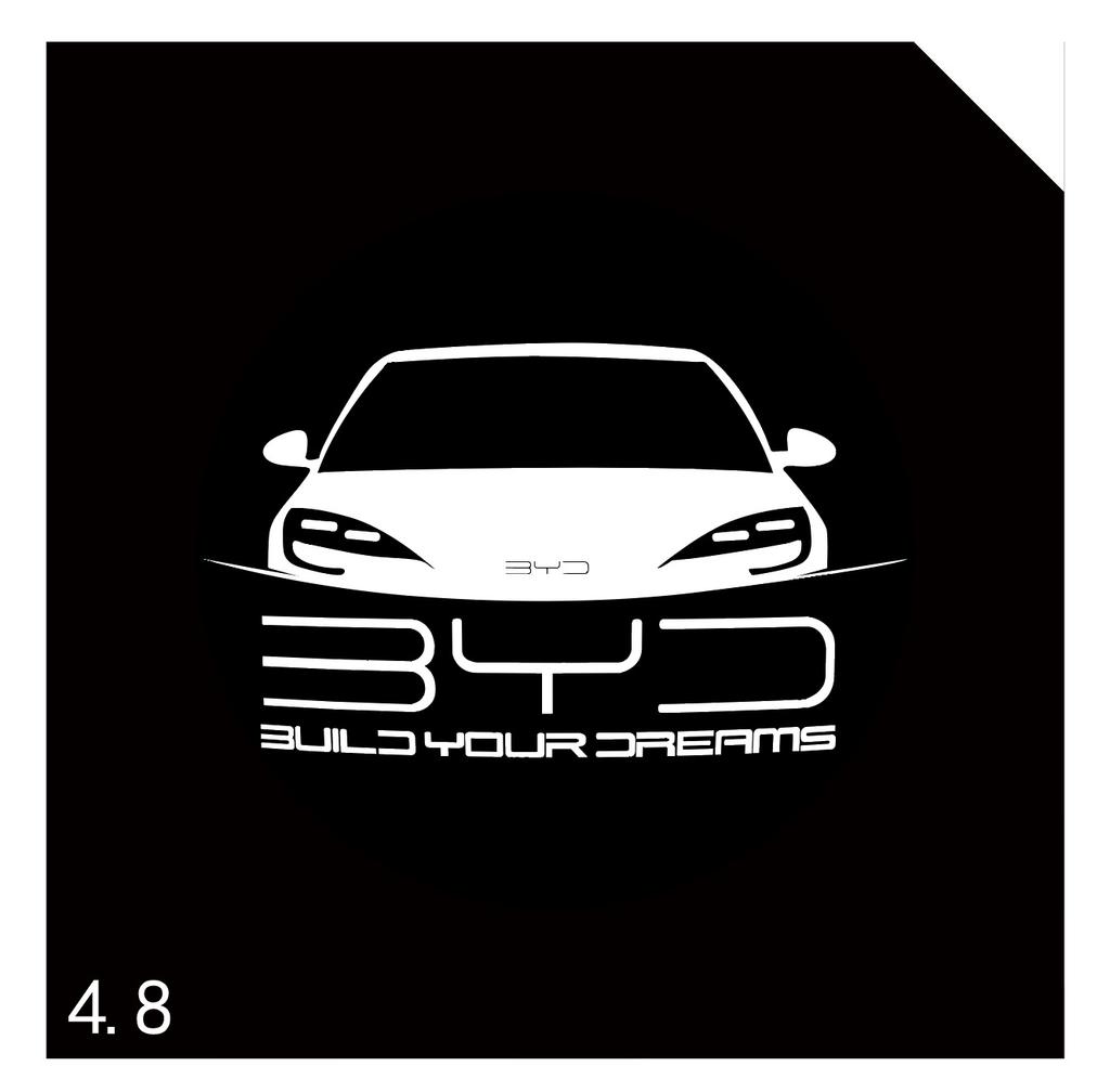Geeignet für BYD Autotür-Willkommensleuchten Hohe Auflösung Nicht verblassende Willkommensleuchte Für BYD BYD Han Qin Song Auto-Willkommenslicht