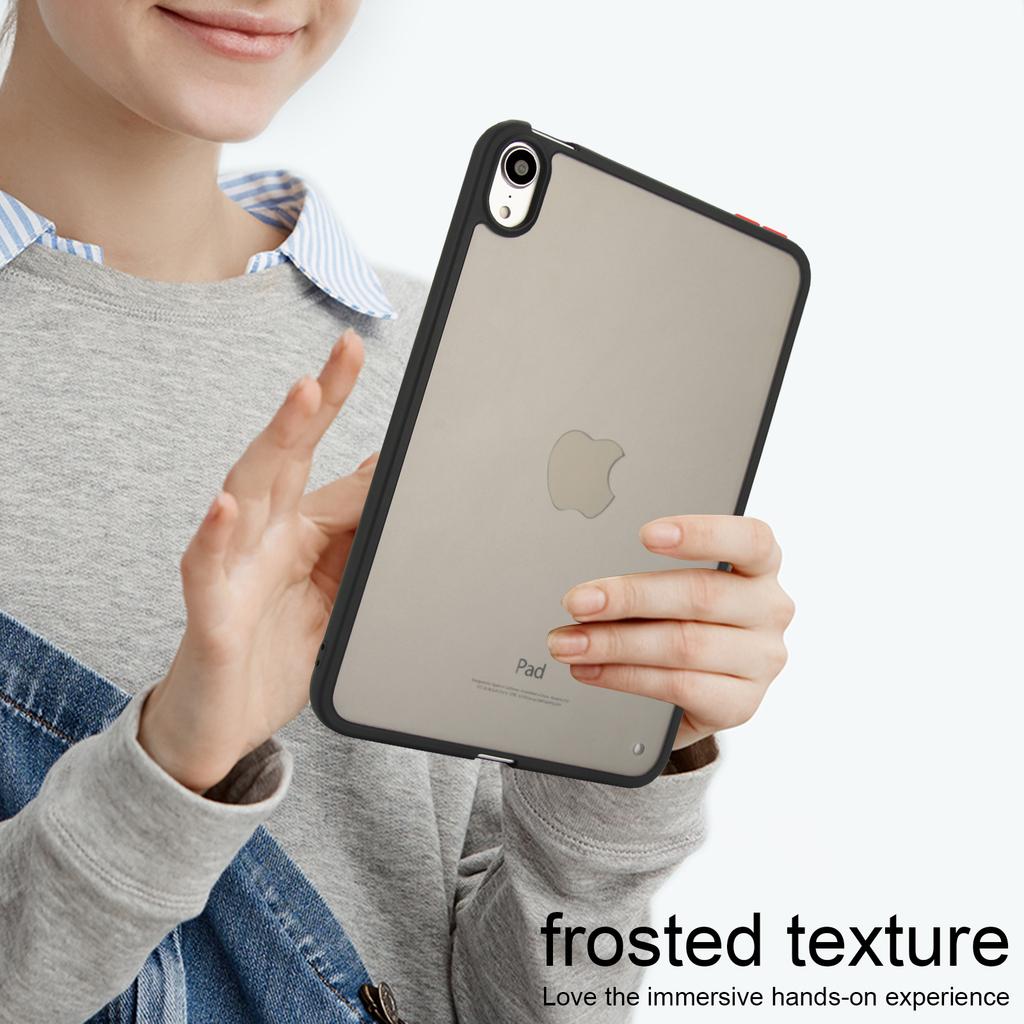 Pentru iPad mini (2024)/(2021) Husă Piele la Atingere Mată Acrilic TPU Rezistentă la Șocuri Husă Tabletă