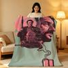 Movie H-Heat Throw High-Density Short Plush Blanket Soft Skin-Friendly for Sofa Nap Air-Conditioned Room