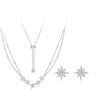 Monaco Necklace METEORITES/Hexagram Necklace + Mini Earrings (10% Off for Two Pieces) F (one Size Fits All) Endless Love