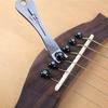 Folk-Gitarre Nagelzieher & Metall-Saitenstifte Set mit oberem & unterem Sattel