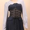 Western Styles Black Corset Leather Belt Women Gothicism Styles Waistband for Women Fashion Accessory