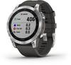 Garmin Fenix 7, Silver w/Graphite Band "010-02540-01" (timbru Verde 0.18 Lei)