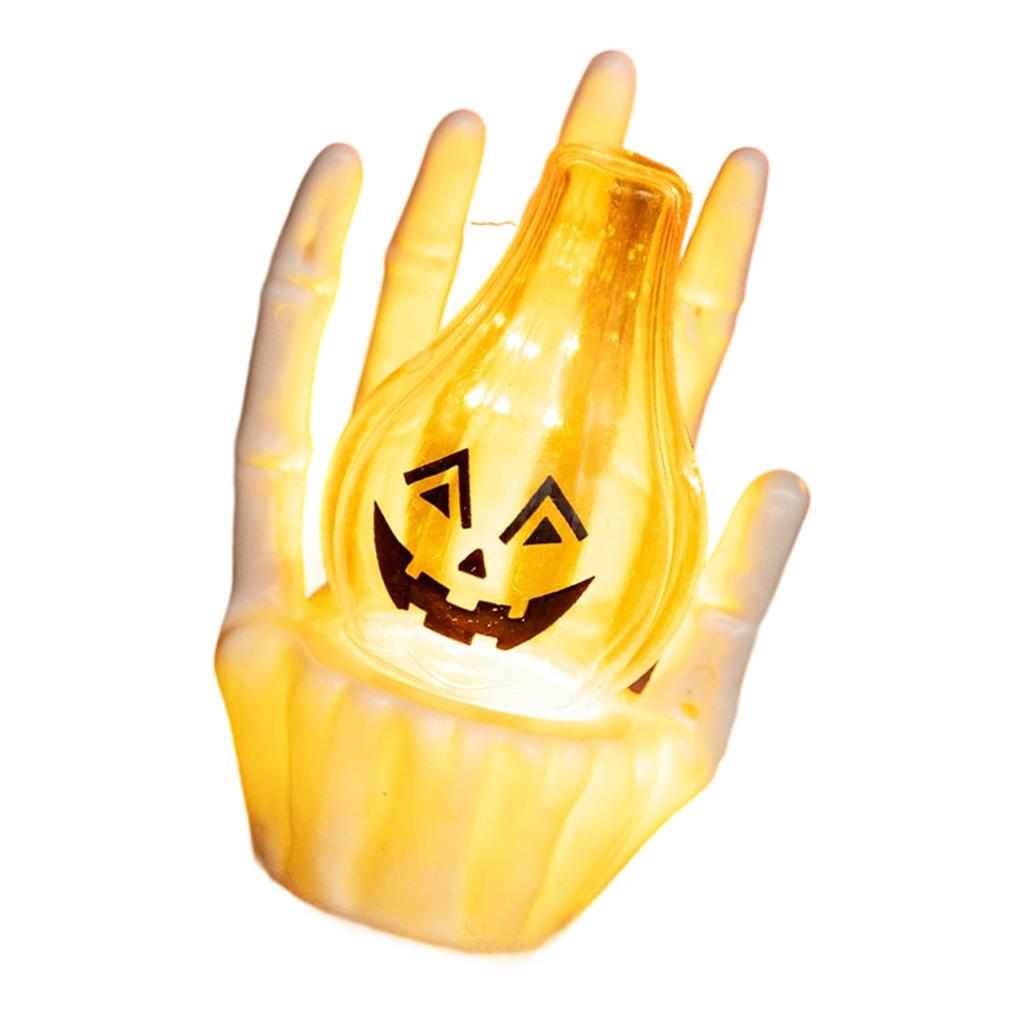 Durable Halloween Ghost Hand Light Decoration With LED Illumination Safe PVC Material For Home Party