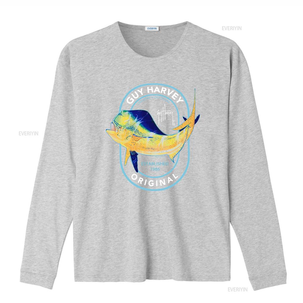 Guy Harvey Original Established 1986 Mens Small T Shirt Inshore Offshore Lifestyle Fish Print vintage Washed Soft Stylish