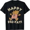 Happy Fri Yay! Retro French Fries Friday Lovers Fun Teacher T-Shirt
