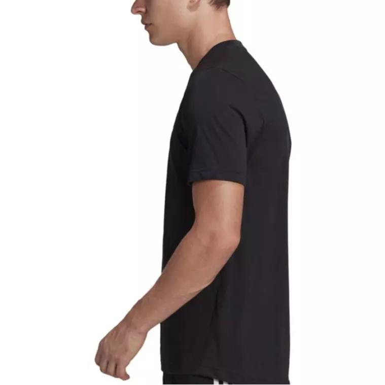 Adidas Day T Shirts Men's Black Crew Neck Moderate Straight Fit HE2238