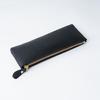 Vintage Echte Leder Reißverschluss Federmäppchen Rindsleder Schreibwaren Organizer Stifthalter Schreibutensilien Tasche Reiseaccessoire Tasche