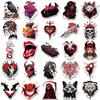 10 30 50Pcs Punk Horror Gothic Skull Witch Stickers Vintage Decals Laptop Motorcycle Skateboard Phone Cool Waterproof Sticker