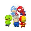 Q Version Avengers Plush Keychain: Captain America & Spider-Man Anime Dolls