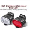 Warning Light Bike Warning Lamps Waterproof Cycling Flashlights Rechargeable Bike Lights  Cycling