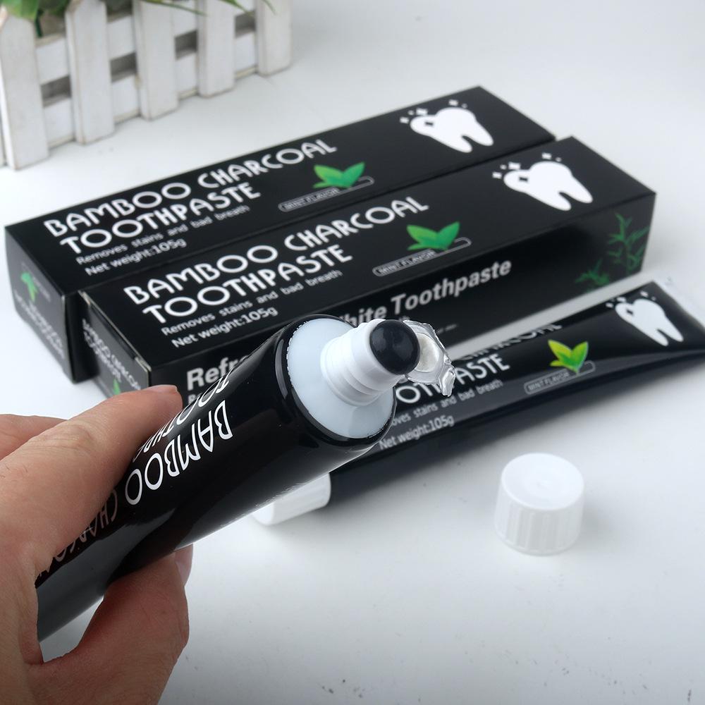 Bamboo Charcoal Activated Black Toothpaste: Fresh Breath & Oral Health Protector (Single Pack)