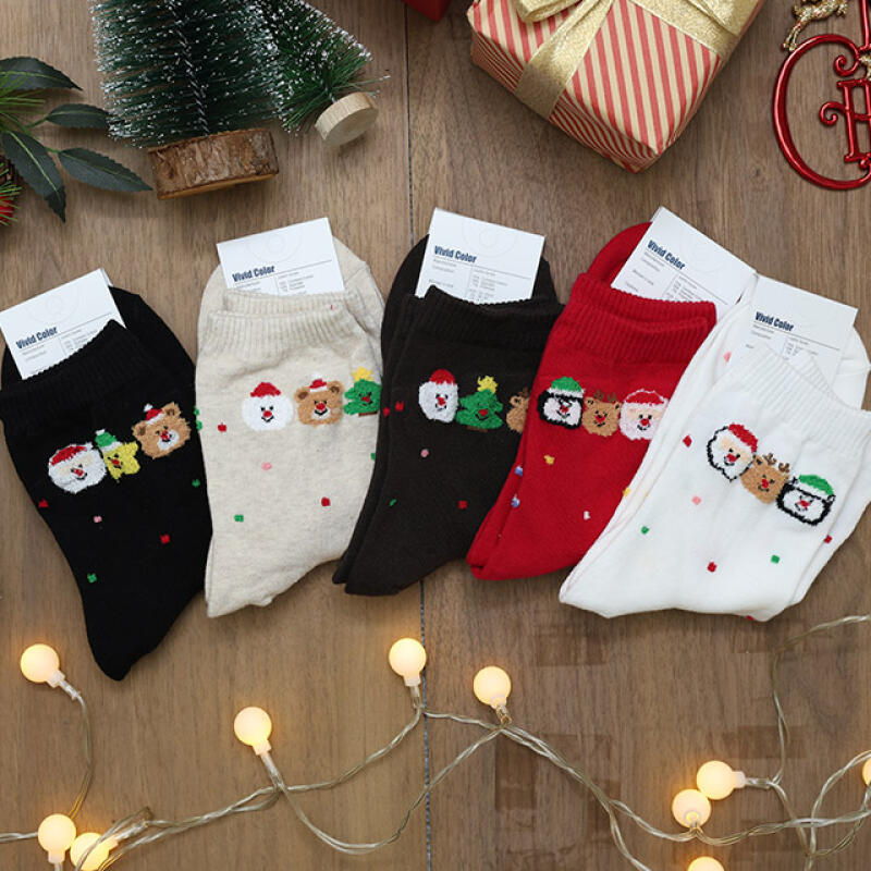 Winter Three Musketeers Christmas Stockings Red