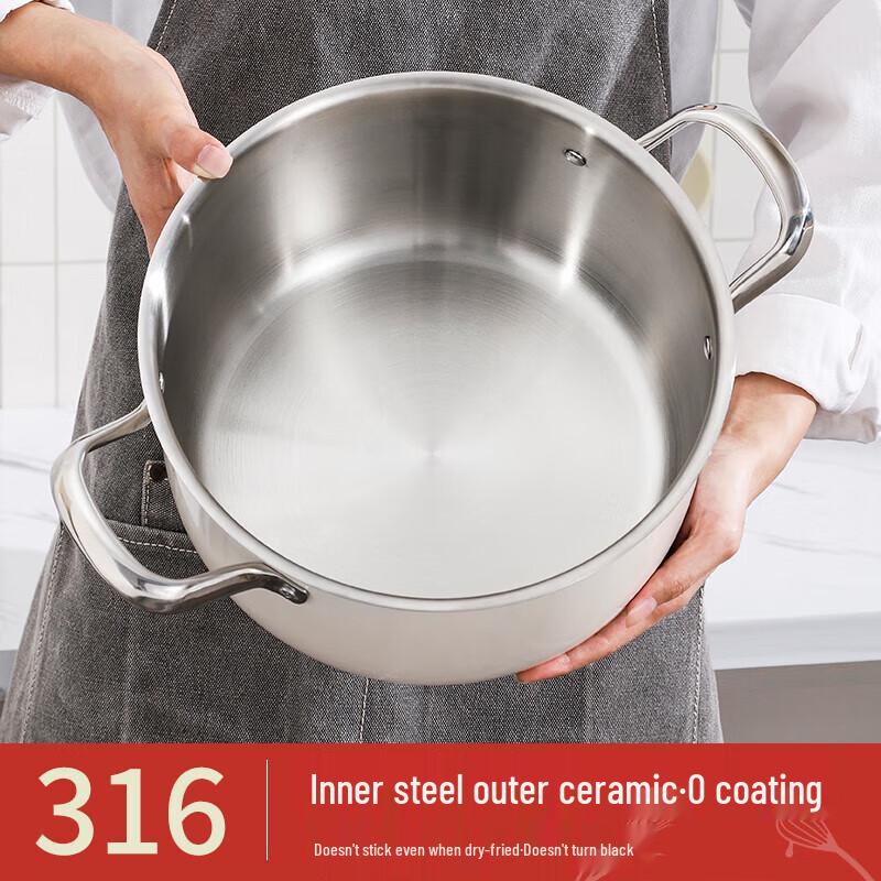 Yinbai 316 Stainless Steel Non-Stick Multipurpose Pot