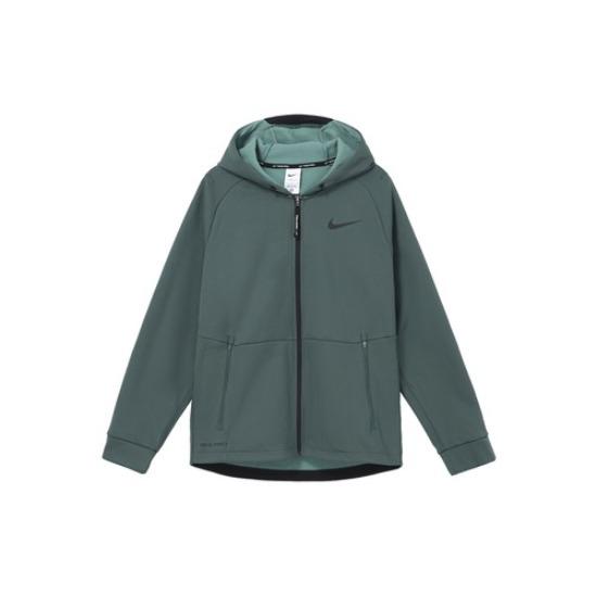 Nike Pro Therma-Fit Solid Logo Zip Hoodie Jacket DD2125-309 EU M