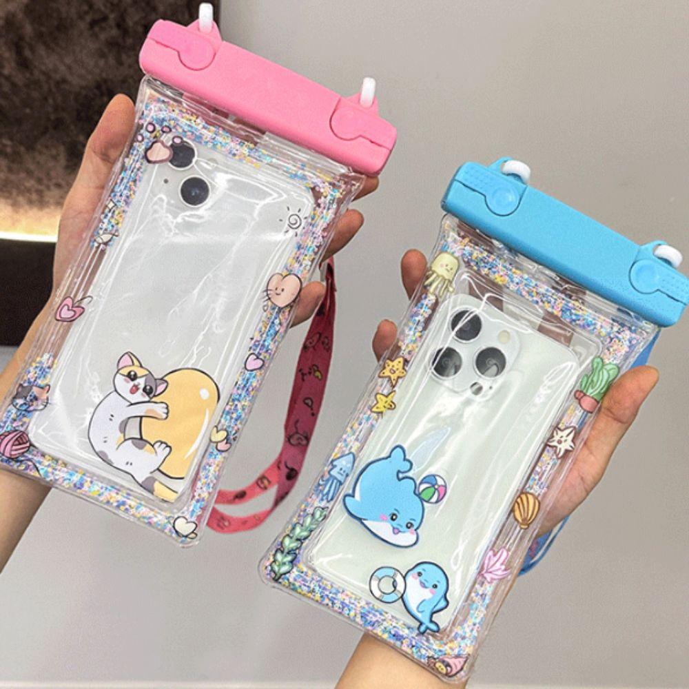 Air Bag Shockproof Waterproof Phone Case Cartoon Phone Bag New Phone Pouch Case
