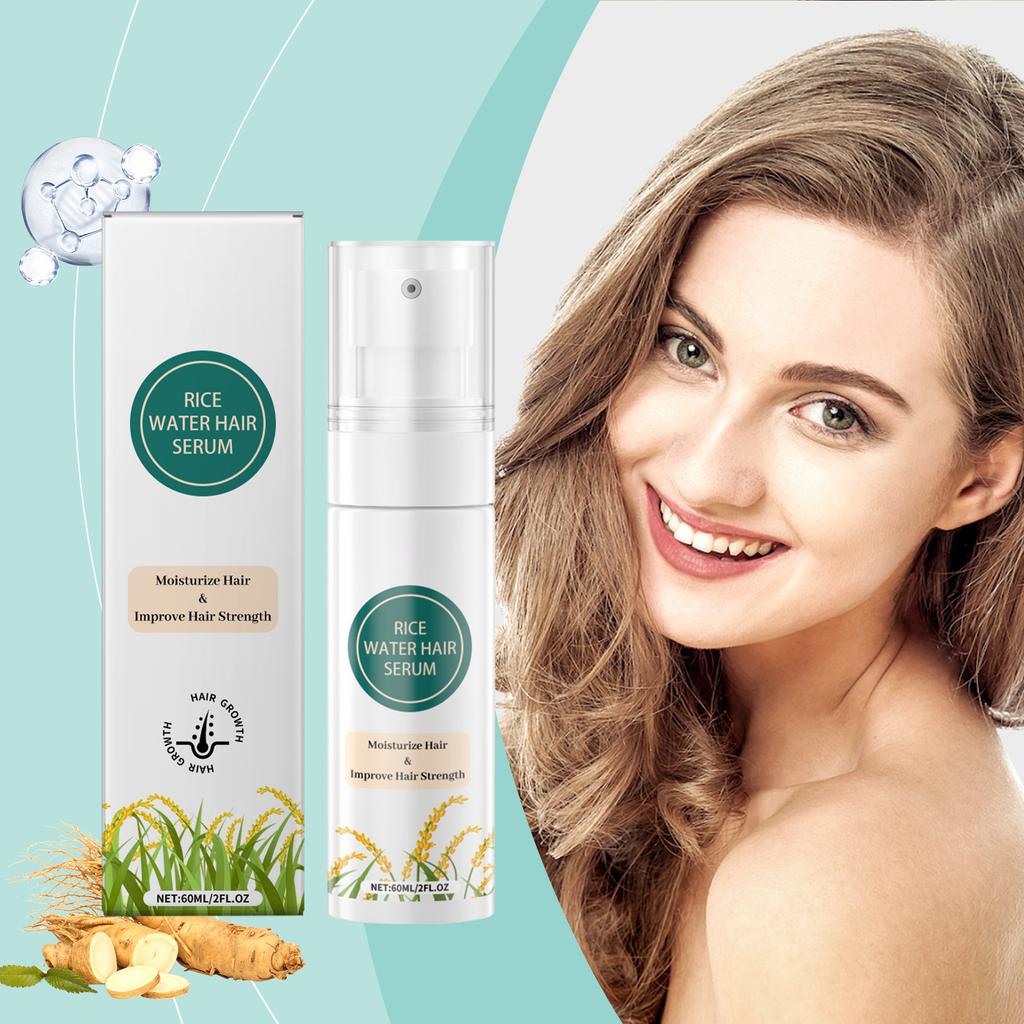 Herbal Hair Growth Spray Activates Hair Follicles To Prevent Hair Loss And Breakage. Add Rice Water And Aloe Vera60ML