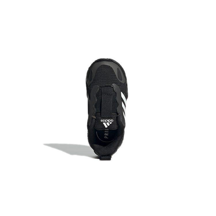 Adidas 4Uture Rnr Ac I Slip Resistant Abrasion Resistant Low top Running Shoes Black White Infant And Toddler FZ5409