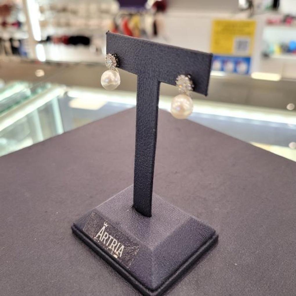 ARTRIA Flower Freshwater Pearl Drop Earrings MATERJJ0001JJF