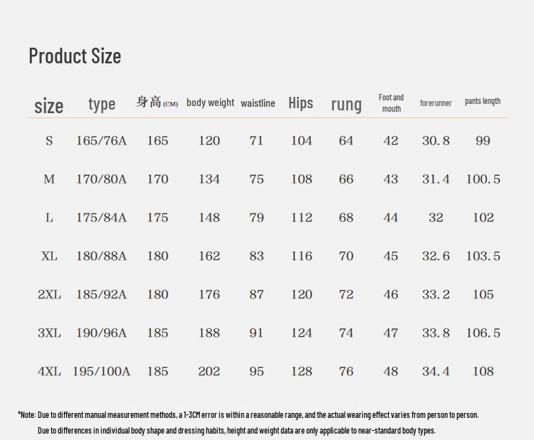 HLA Men's Winter Fleece-Lined Curved Blade Casual Pants