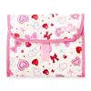 COLORFUL CANDY STYLE Deodorizing Diaper Pouch and Diaper Pouch Set of Heart and Ribbon Sparkle Beauty (Clutch Type) 2, (White) B8001600-BTR