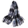 Milk camel pure wool scarf women's autumn and winter versatile thickened cashmere scarf new shawl dual-purpose