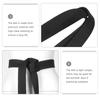 LEDMOMO Judo Black Karate Premium Black Brazilian 280cm Belt, Jiu-Jitsu Belt, Belt, Belt, Jiu-Jitsu Black,