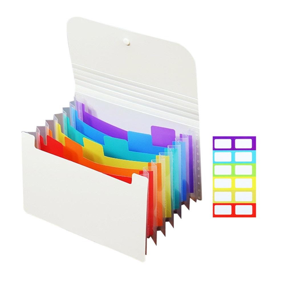 Waterproof Organ Bag 7 Layer File Pouch Portable A6 File Folder