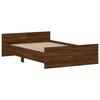 VidaXL Cadre de lit tête de lit et pied de lit chêne brun 120x190 cm 3203781