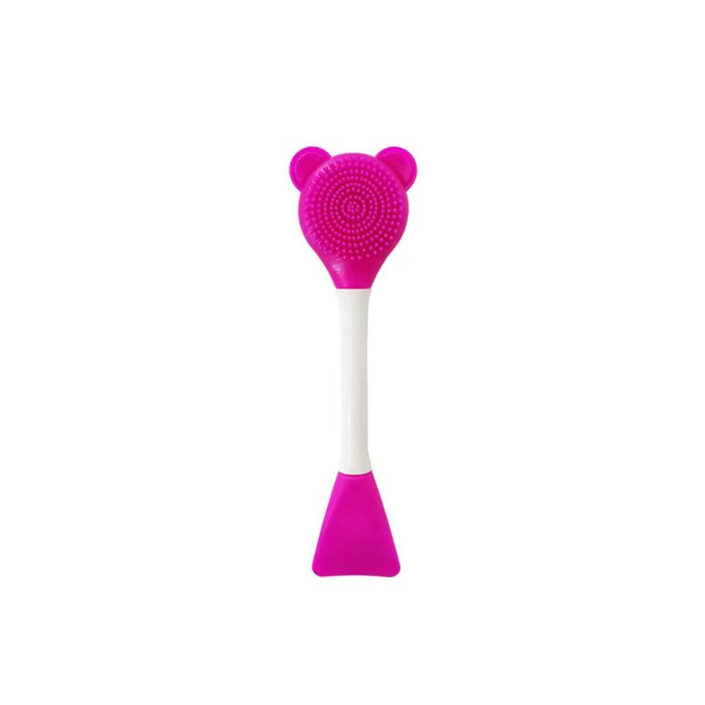 Cleansing Brush 2 In 1 Silicone Mask Brush And Facial Cleaning Brush Are Used For Exfoliation, Massage, Makeup Removal Skin Care