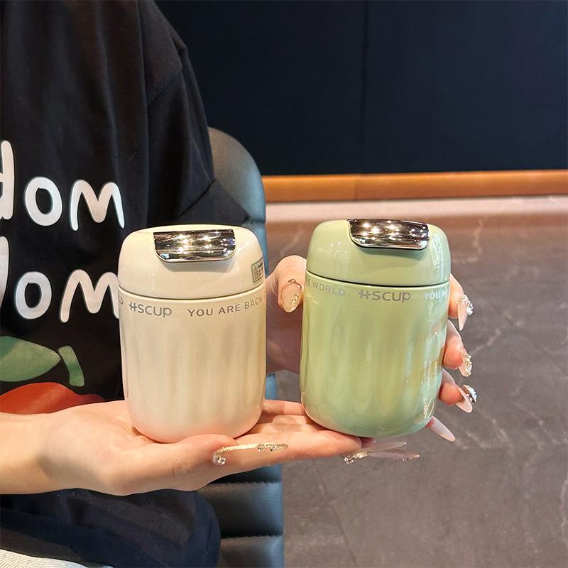 220ml Mini 316 Stainless Steel Portable Thermos Cup Vacuum Thermal Insulation Pocket Cup Small Water Bottle for Espresso