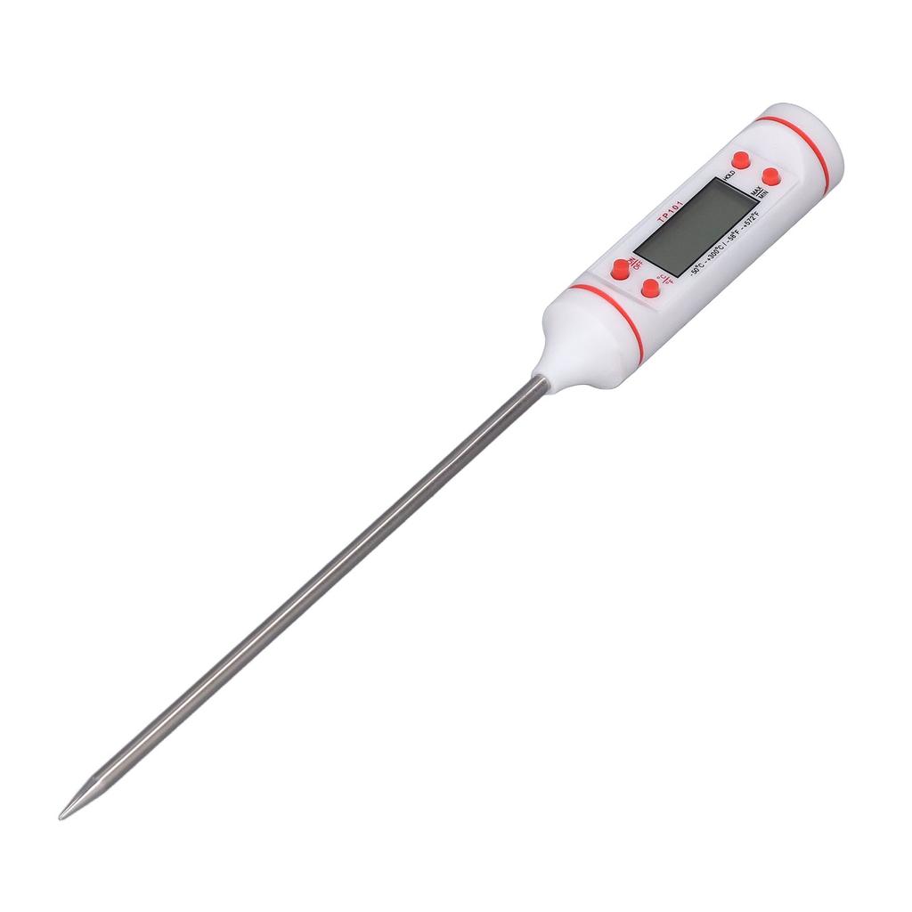 Digital Meat Thermometer with Long Probe Instant Read Food Thermometer with Large Display for