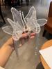 Butterfly Bead Tassel Hair Pins For Women Girl Hair Clip Side Clip Korean Simple Jewelry Accessories