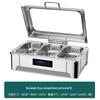 Jiakangming Stainless Steel Electric Flip-top Buffet Warmer