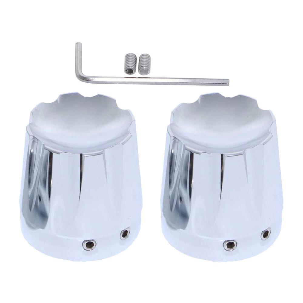 CNC Motorcycle Front Axle Nut Cover Caps Bolt for Harley Dyna Street Glide Sportster 1200 Iron 883 Fat Boy Road Kings 2008-2017