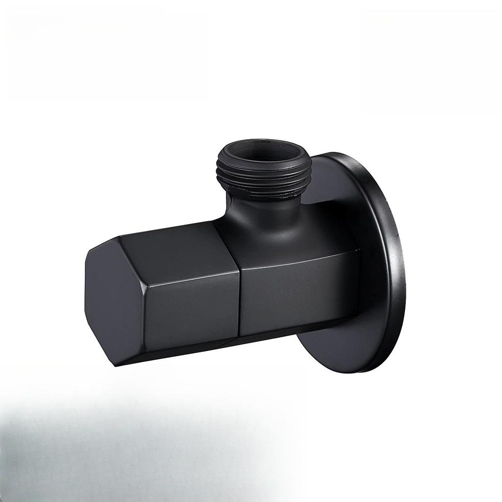 1/2'' European Triangle Valve Hot and Cold Water Stop Universal Retro Angle Valves All Copper Toilet Bathroom