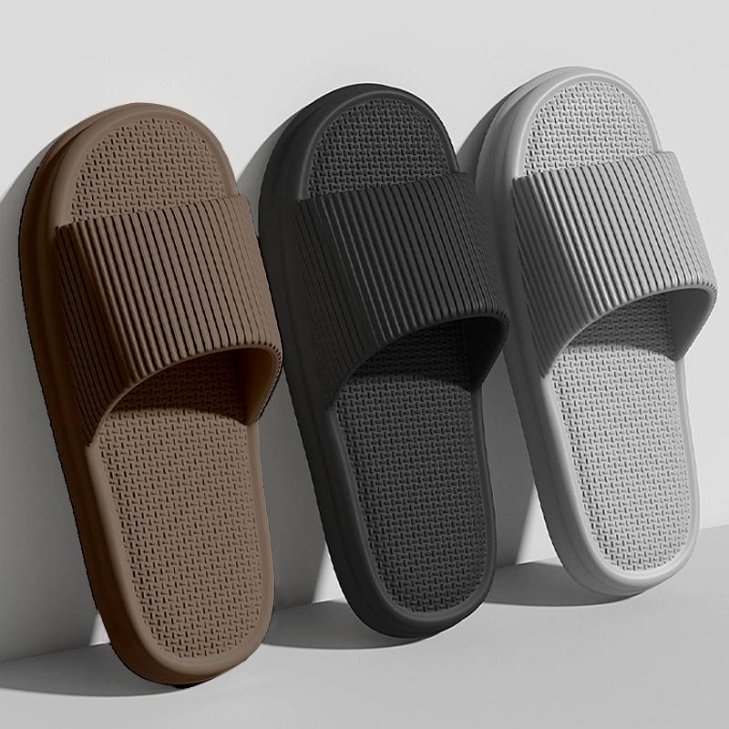 Módní letní pár protiskluzové ploché pantofle pružné měkké útulné plážové sandály pánské pantofle dámské ležérní domácí vnitřní žabky