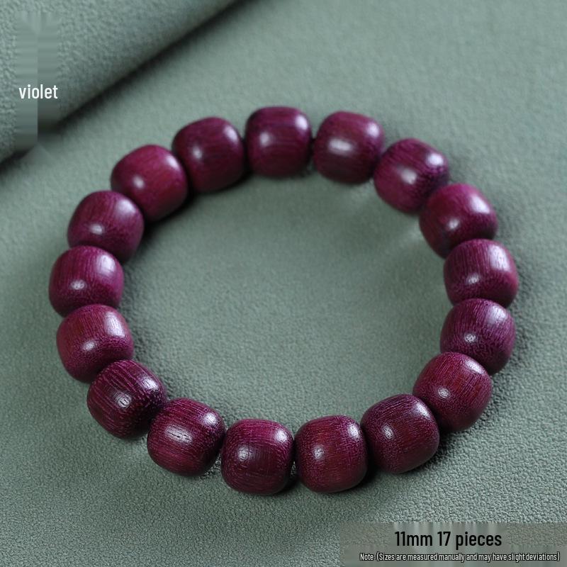 Temple Sandalwood Multi-Treasure Buddhist Rosary Beads Bracelet - Wenge Accessories Gift