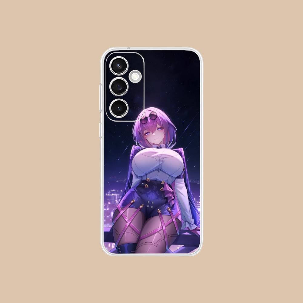 Honkai Star Rail Kafka Phone Case for Samsung Galaxy S25 S24 S23 S22 S21Plus FE Ultra Clear Colorful Cover Luxury Cellphones