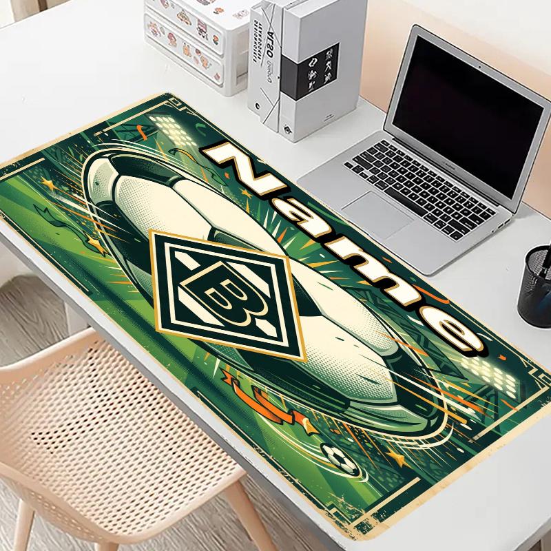 Individualus vardas, personalizuotas Borussia Monchengladbach rašto pelės kilimėlis, nešiojamojo kompiuterio stalo kilimėlis, dekoratyvinis stalo kilimėlis namams, klaviatūros padėkliukas, dovana