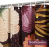 MitoVilla Boho Floral Shower Curtain, Abstract Plant Leaves Shower Curtains for Chic Elegant Bathroom Decor, Luxury Fabric Clo