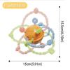 Grab Ball Baby Toy Soft Silicone Rattle Hand Grab Manhattan Round Ball  Baby Toy