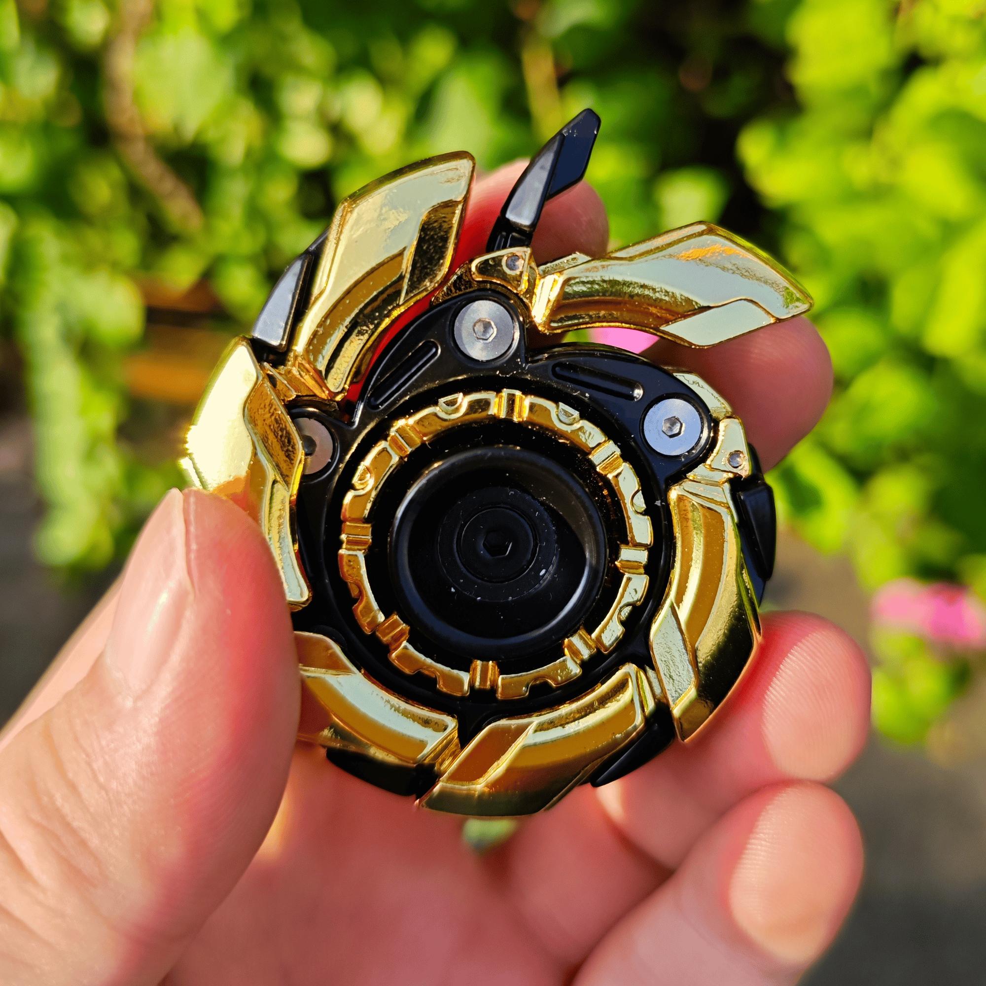 

EDC Слайдери для fidget-іграшок Іграшки-антистрес для дорослих Магнітні Металеві Знімач дратівливості Відкрита броня Дзиґа-спінер Fidget Toys темно-сірий колір